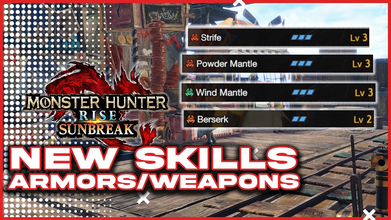 New Weapons, Armor & Skills In TU3! - Monster Hunter Rise Sunbreak