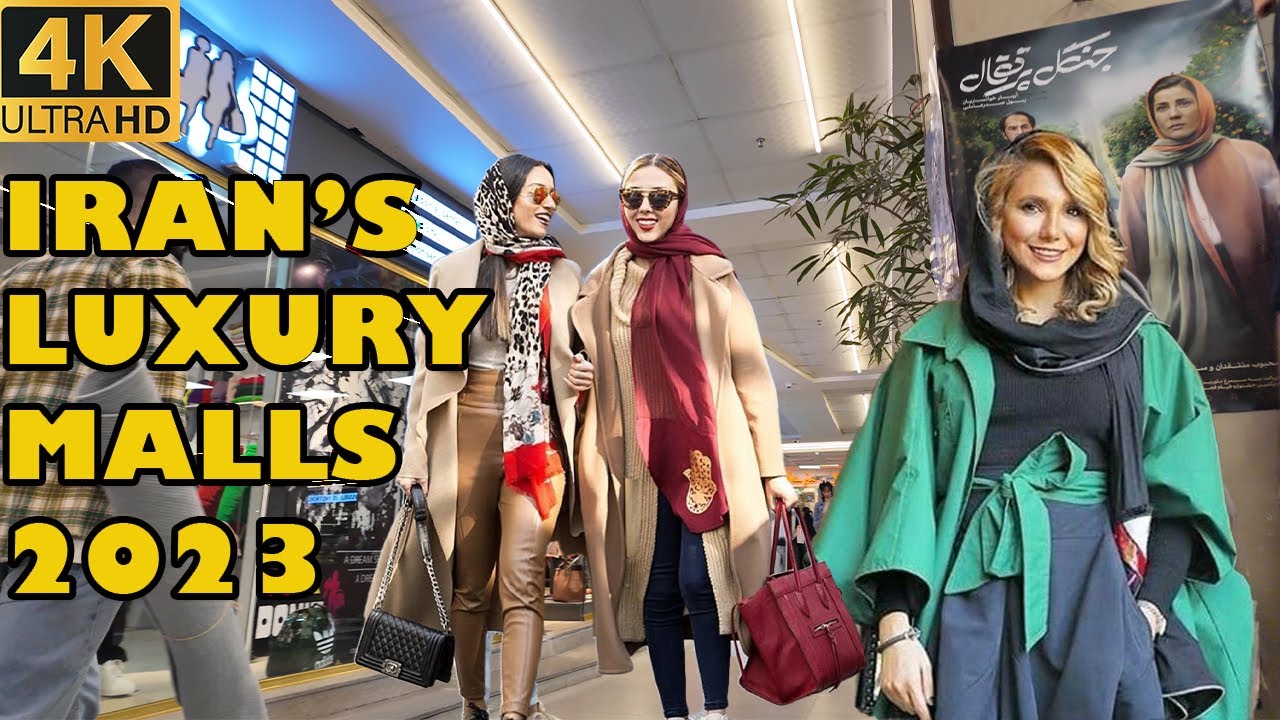 nightlife in luxury malls of Iran! |iran walking tour(Ramsar edition)