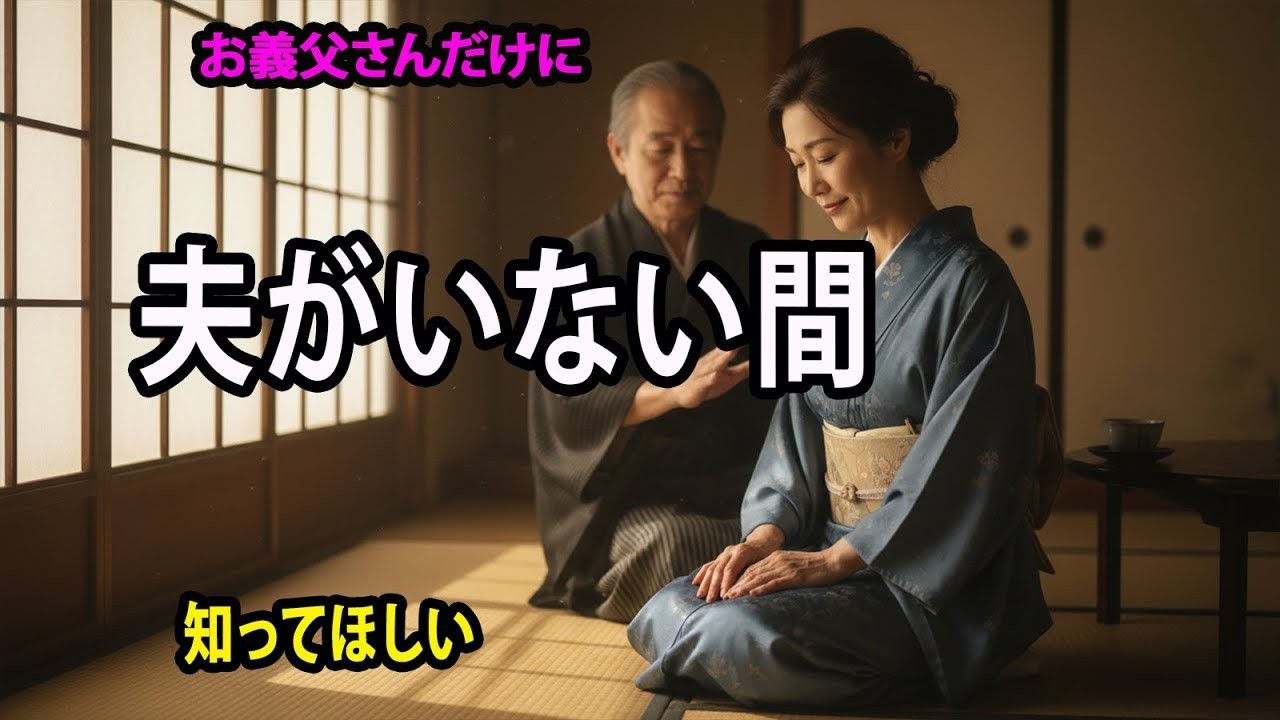 【シニア恋愛】「お義父さんだけに知ってほしい…」夫がいない間、私は……