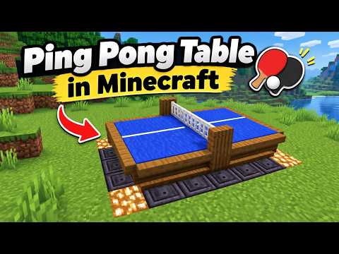 How to Build a MASSIVE Ping Pong Table in Minecraft! 🏓 | Minecraft Build Tutorial #minecraft #core