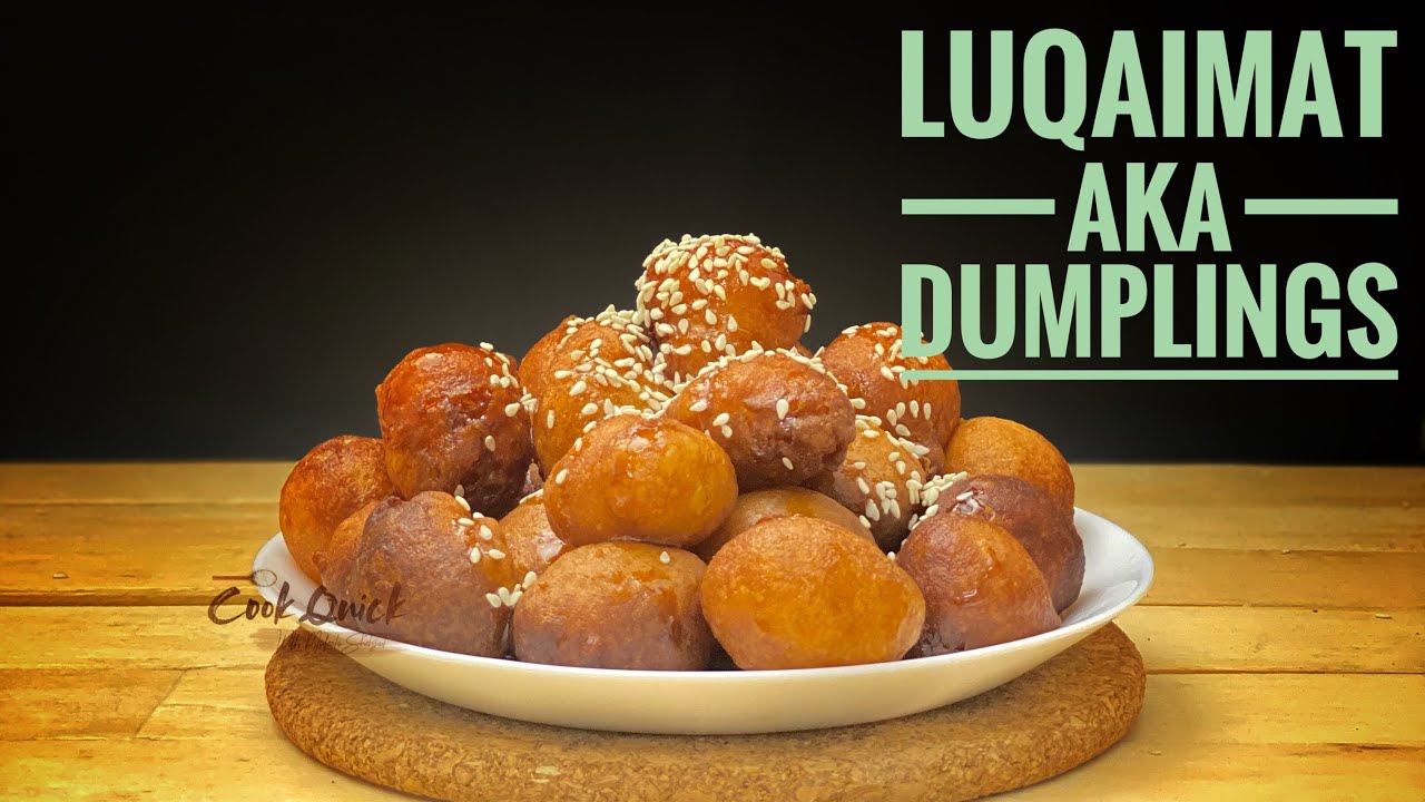 Perfect Luqaimat ലുകൈമത് Dumplings Homemade Dates Syrup Traditional Arabic Sweet Cook