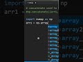 NumPy Concatenate #numpy #shorts