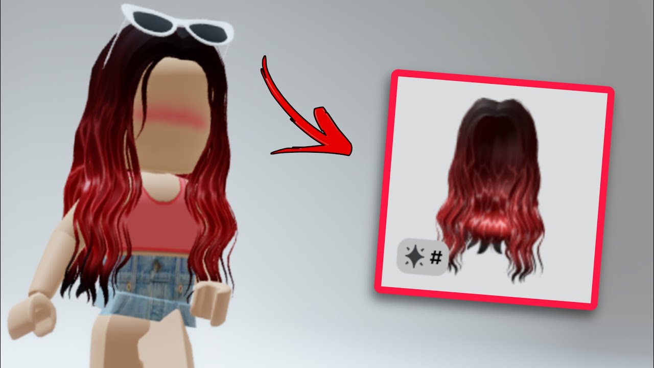 CapCut_novo cabelo vermelho grátis do Roblox