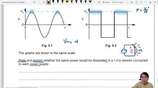 21.1c FM20 P42 Q9 Transformer AC Graphs | A2 Alternating Current | Cambridge A Level Physics