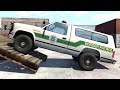 BeamNG Drive - Driving on Containers
