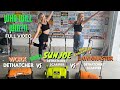 Sunjoe vs worx vs lawnmaster  3 way product comparison full  2 dethatcherscarifier giveaway