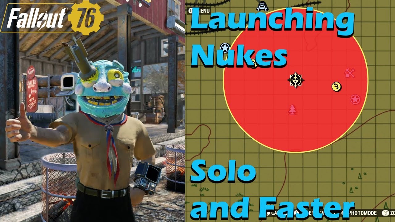 Fallout 76 - Launching a Nuke Solo and Faster