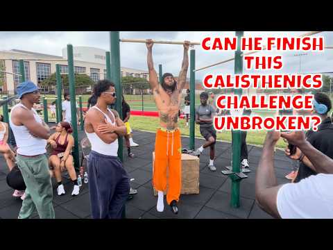 Can You Complete This Entire Calisthenics Challenge Without Stopping? | That’s Good Money