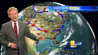 Cloudy, cool Wednesday evening ahead