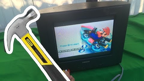 Bored Smashing - CRT TV!