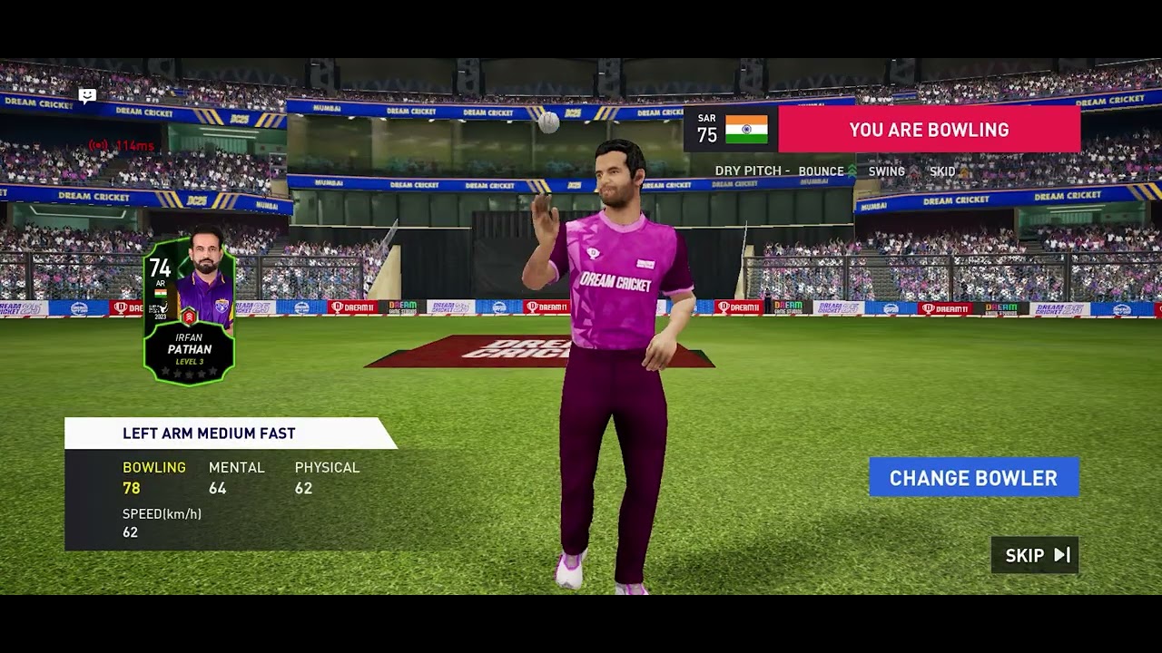 Nail biting cricket match watch dream cricket match last ball finish #cricketgame #cricketmatch #vk 