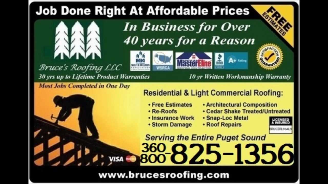 Roof Repairs in Federal Way Wa - Roofing Contractors since 1971 - Free Call Free Estimates -