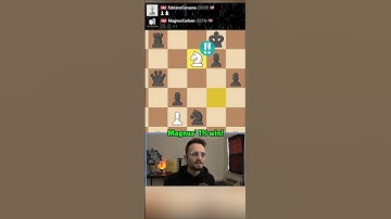 Magnus Hangs a Queen against a SuperGM... #chess