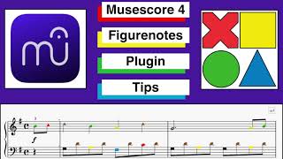Musescore 4 Figurenotes Plugin Tips