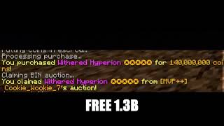 Hypixel Skyblock best AH Flipper! 1.3B+ PER DAY