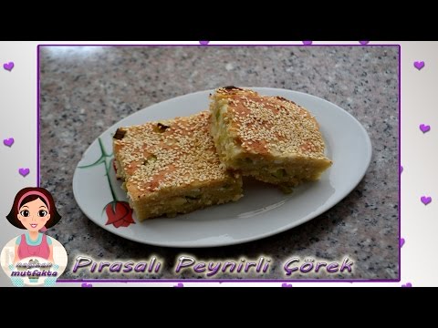 Pırasalı Peynirli Çörek Tarifi-Çörek Nasıl Yapılır?-çörək Tarifi-Buns Recipe