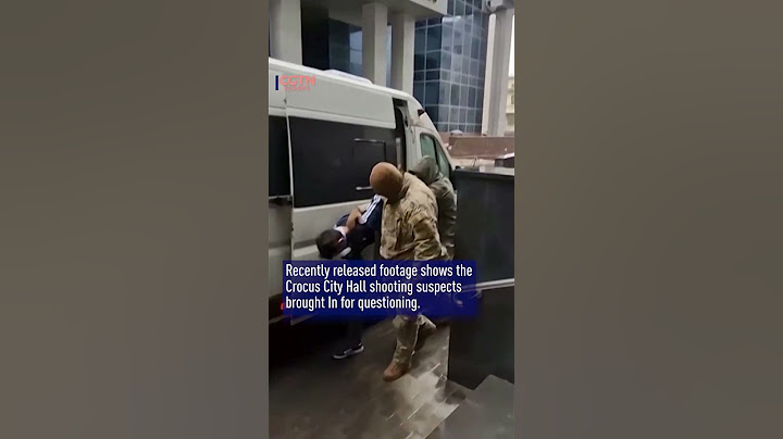 Russian Authorities Release Footage of Crocus City Hall Massacre Suspects