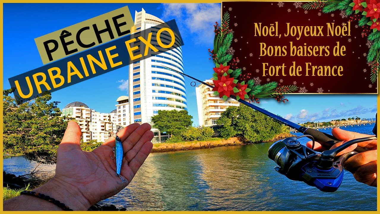 Street Fishing EXO | Tarpon de Noël en pleine ville de FORT DE FRANCE ?