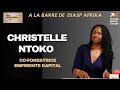 Christelle ntoko cofondatrice empreinte kapital est  la barre de diasp afrika