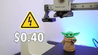 How much does it cost in electricity to 3D print (It's *NOT* cheap!?) ft. Bambulab A1 Mini