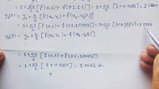 Modified Euler's method || Modified Euler's method engineering mathematics