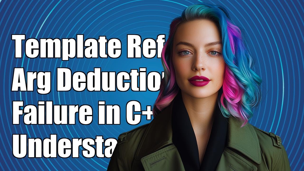 Understanding Template Reference Argument Deduction Failure in C++ ...