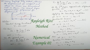 Rayleigh Ritz Method 02