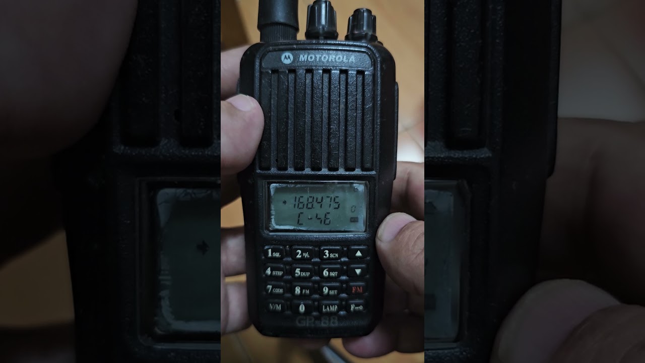 วิธีฟังช่องเดียว  Motorola GP88