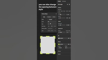 Figma Stroke Types Explained in 60 Seconds | Dashed Stroke Tutorial #designcareers #figma #stroke
