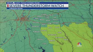 Wednesday Morning Forecast II: Widespread rain, storms today