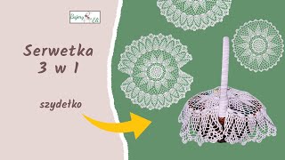 #Bajeryeliszydełkowanie Serwetka Do Koszyczka Wzór Nr 2 /Doily Crochet