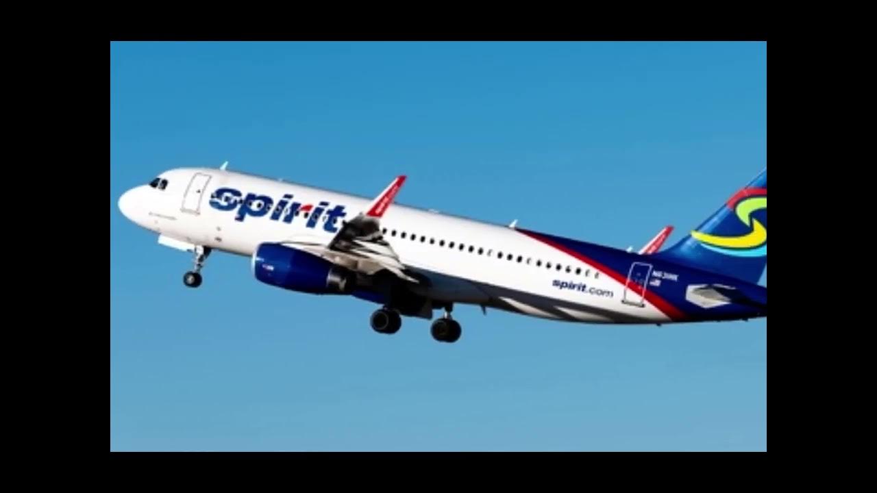 Spirit Airlines Airbus A320neo (Rainbow Livery) Takeoff From Pasco Tri