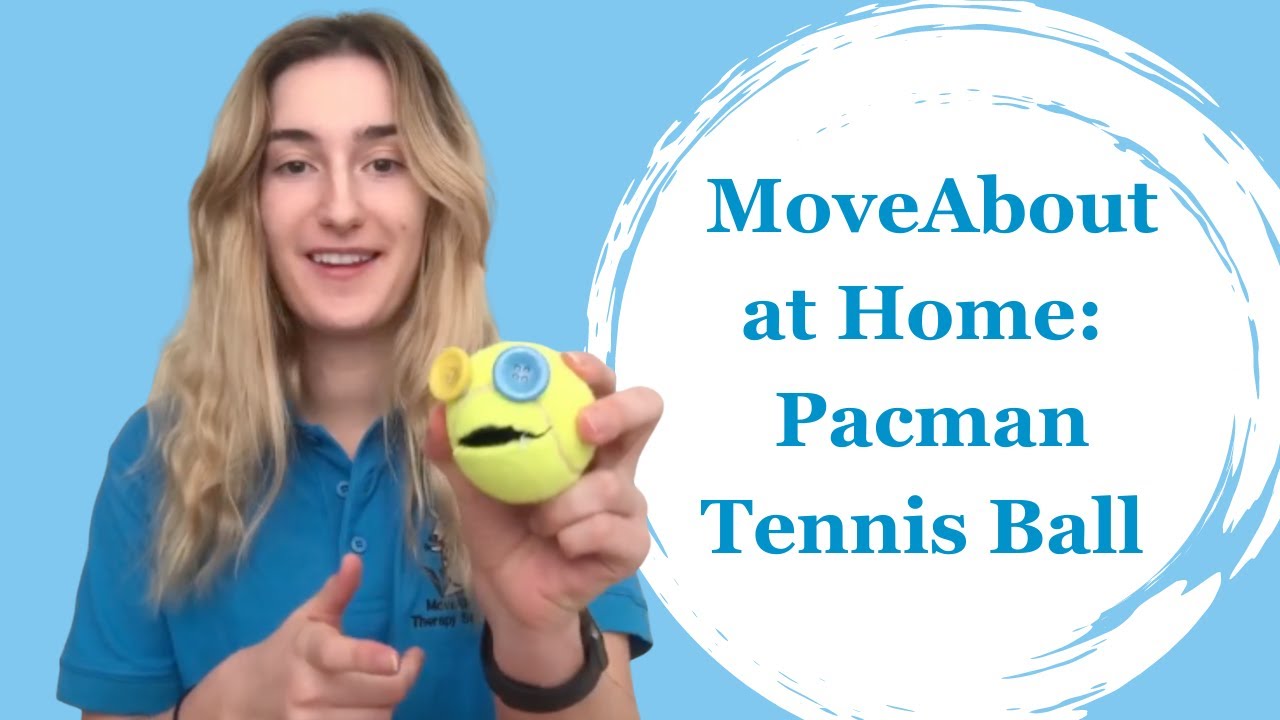 Pacman Tennis Ball Fine Motor Skills for Kids Hand Strengthening