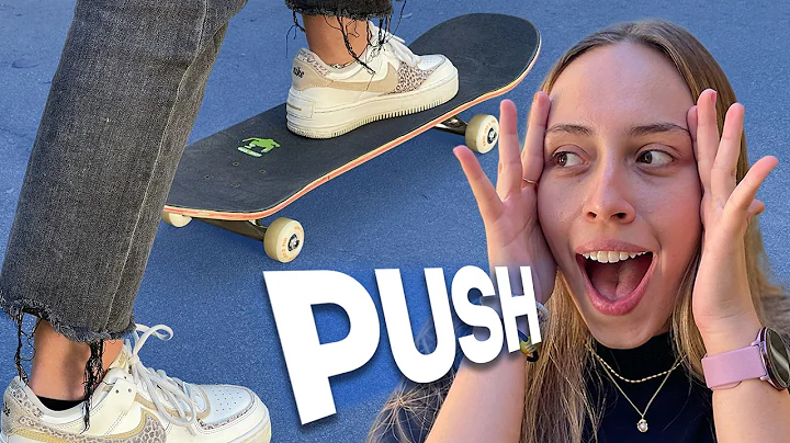 HOW TO PUSH ON A SKATEBOARD FOR BEGINNERS THE EASIEST WAY TUTORIAL LIVE SKATE SUPPORT!
