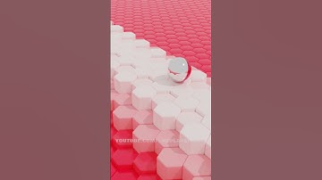 Satisfying Rolling Ball Animation 2 (Blender)