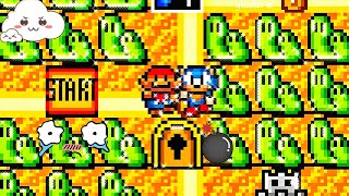Super Mario Bros. 3 (SNES) - 2 🙂PLAYERS MOD (Mario & Sonic) - Sonic Boll 1.9.3. @CarryisLive 🤣