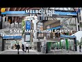 Melbourne 5 New Metro Tunnel Stations Walkthrough Full Tour