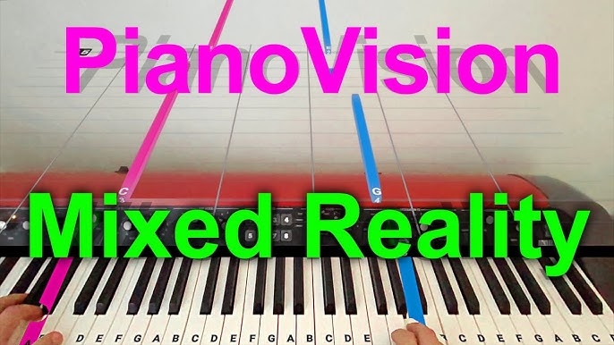 Playing piano in mixed reality is magical with the Quest 3! #PianoVisi, Quest 3