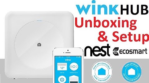 Unboxing & Setup 4K : Wink Hub + Ecosmart Connected 60w Dimmable LED Bulb + Nest