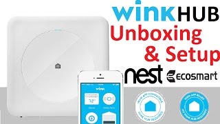 Unboxing & Setup 4K : Wink Hub + Ecosmart Connected 60w Dimmable LED Bulb + Nest screenshot 1