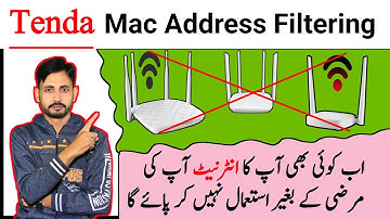 Tenda Mac Address Filtering | mac address filtering tenda | mac address filter kaise kare