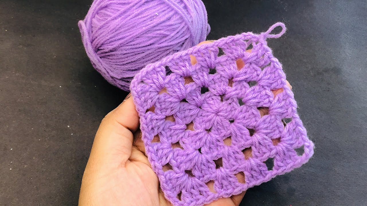 How to Crochet a Granny Square For Beginners *updated Tutorial* - YouTube