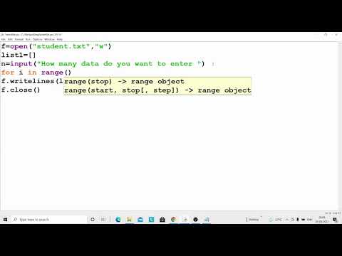writelines function in python
