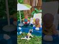 As mini bebês reborn de silicone Maya e Mia foram brincar na piscina #diariodeamorreborn #rebornbaby