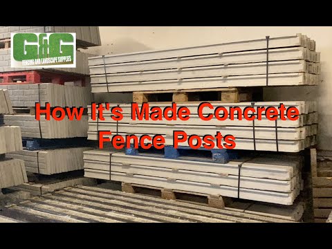 Video: We make concreting of fence posts