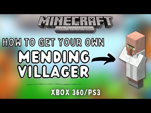 MINECRAFT XBOX 360 [How To Get A MENDING VILLAGER] Legacy Edition Series