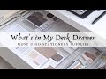 What&#39;s in My Desk Drawer? | Most Used Stationery Supplies | January 2022