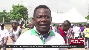 Workers in Nigeria rally to demand minimum wage increases