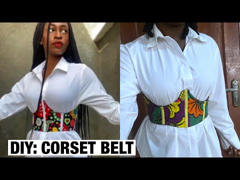 How to Cut and Sew an Underbust Corset belt