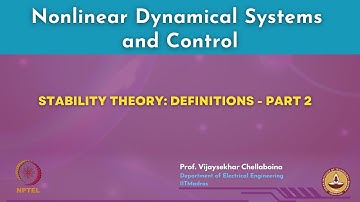 Stability Theory: Definitions - Part 2